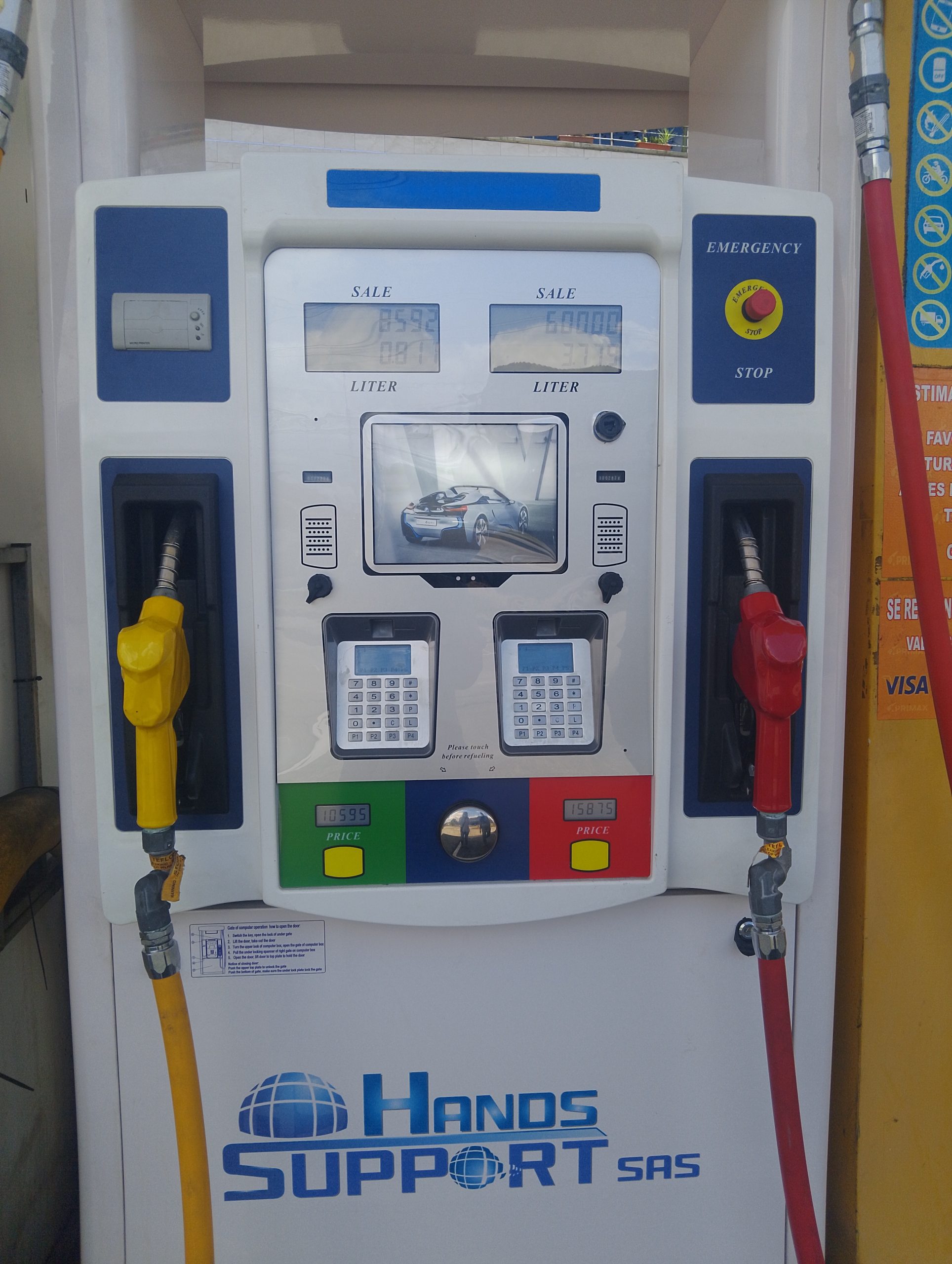 DISPENSADOR DE COMBUSTIBLE 4 MANGUERAS X 2 PRODUCTOS LFW50D4242